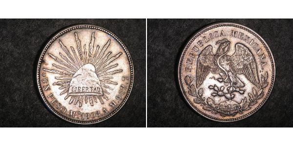 1 Peso 墨西哥 銀 