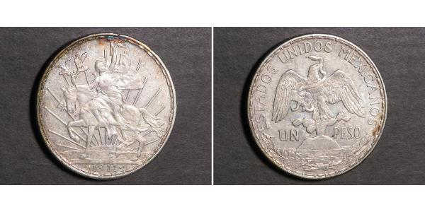 1 Peso 墨西哥 銀 