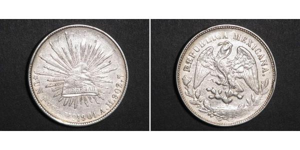 1 Peso 墨西哥 銀 