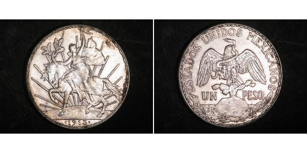 1 Peso 墨西哥 銀 