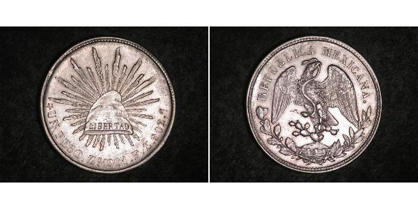 1 Peso 墨西哥 銀 