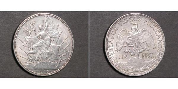 1 Peso 墨西哥 銀 