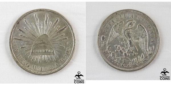 1 Peso 墨西哥 銀 