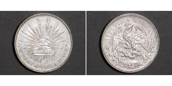 1 Peso 墨西哥 銀 