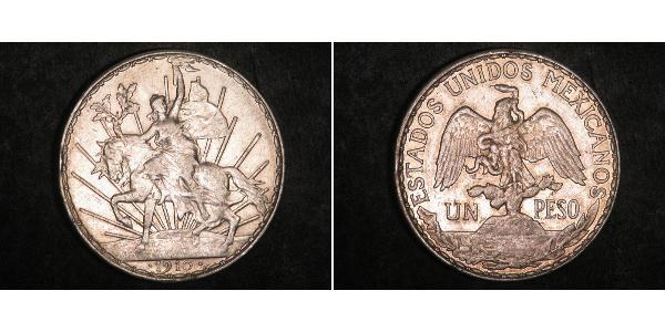 1 Peso 墨西哥 銀 