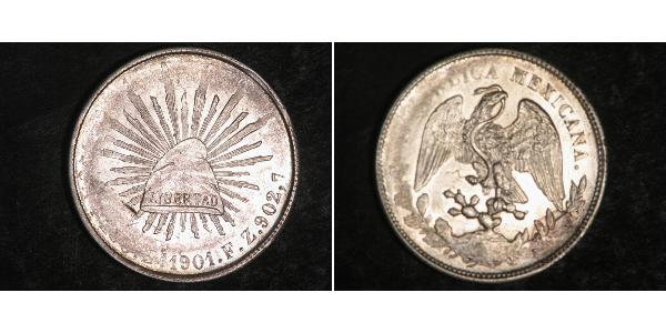 1 Peso 墨西哥 銀 