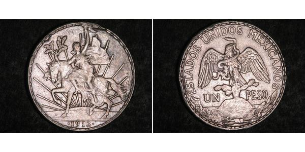 1 Peso 墨西哥 銀 