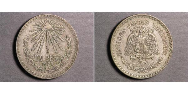 1 Peso 墨西哥 銀 