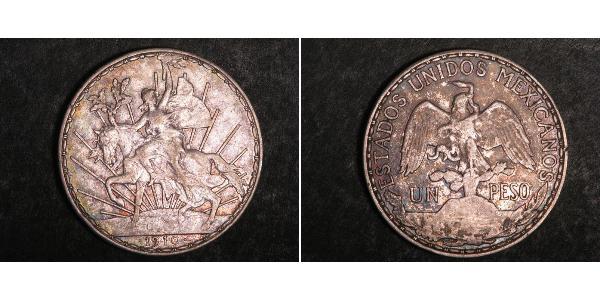 1 Peso 墨西哥 銀 