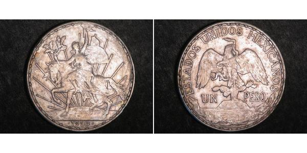 1 Peso 墨西哥 銀 