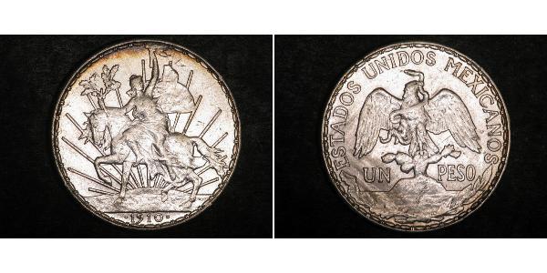 1 Peso 墨西哥 銀 