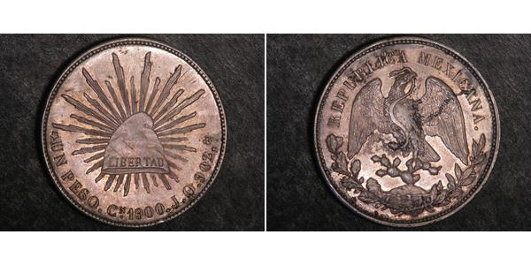 1 Peso 墨西哥 銀 