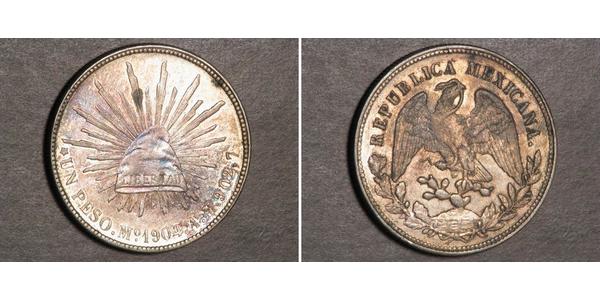 1 Peso 墨西哥 銀 