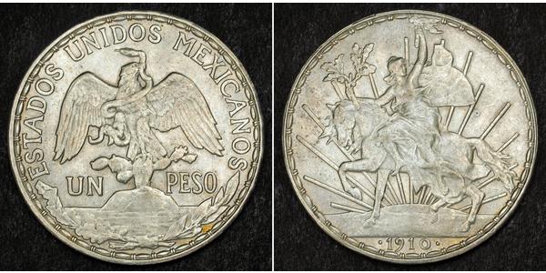 1 Peso 墨西哥 銀 
