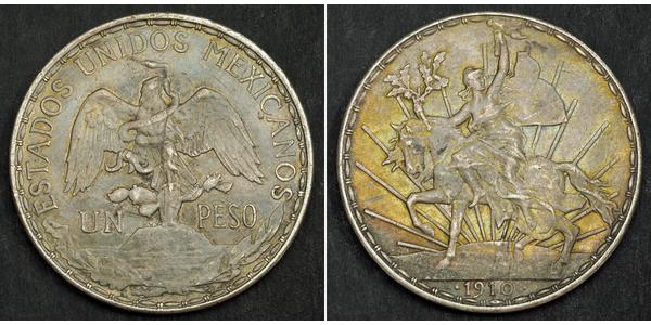 1 Peso 墨西哥 銀 