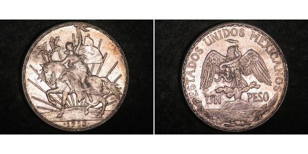 1 Peso 墨西哥 銀 