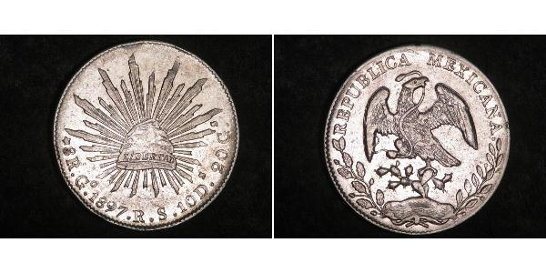 1 Peso 墨西哥 銀 