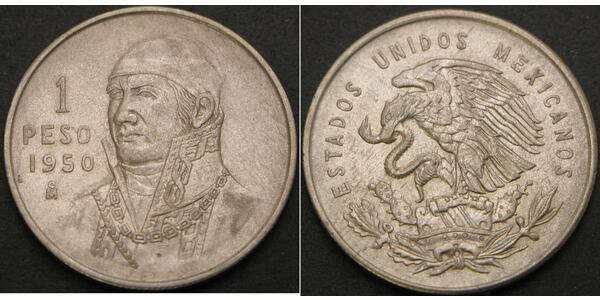 1 Peso 墨西哥 銀 