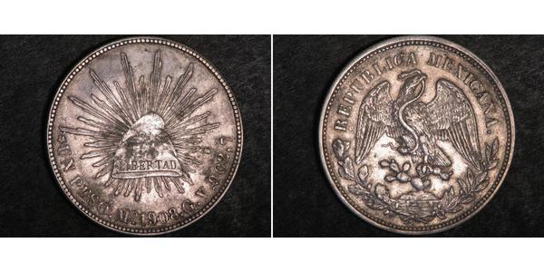 1 Peso 墨西哥 銀 