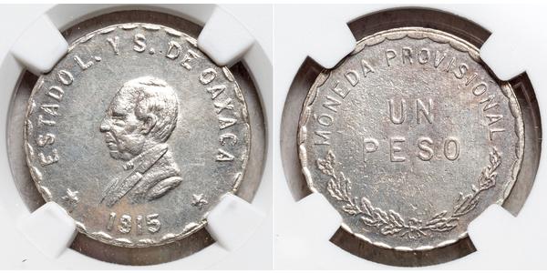 1 Peso 墨西哥 銀 