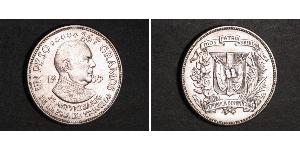 1 Peso 多明尼加 銀 