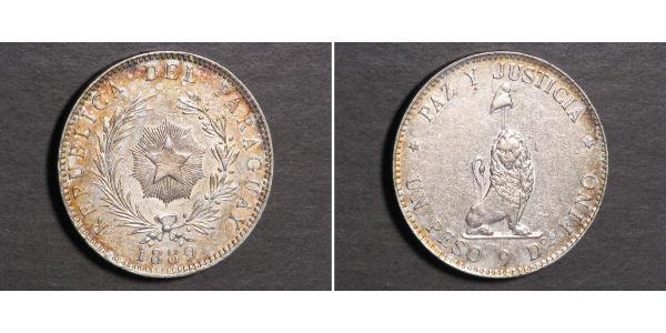 1 Peso 巴拉圭 銀 