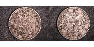 1 Peso 智利 銀 