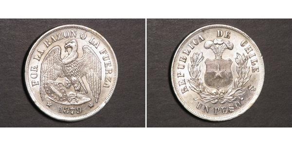 1 Peso 智利 銀 