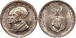 1 Peso 菲律宾 銀 