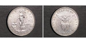 1 Peso 菲律宾 銀 