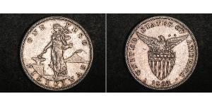 1 Peso 菲律宾 銀 