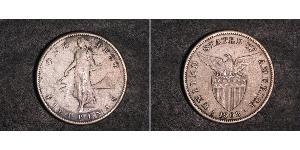 1 Peso 菲律宾 銀 