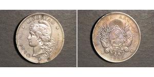 1 Peso 阿根廷 銀 