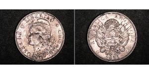 1 Peso 阿根廷 銀 