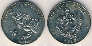 1 Peso Cuba 銅/镍 