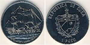 1 Peso Cuba 銅/镍 
