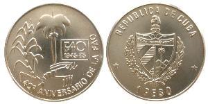1 Peso Cuba 銅/镍 
