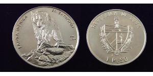 1 Peso Cuba 銅/镍 