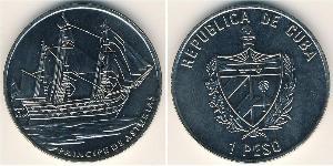 1 Peso Cuba 銅/镍 