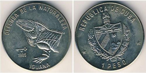 1 Peso Cuba 銅/镍 