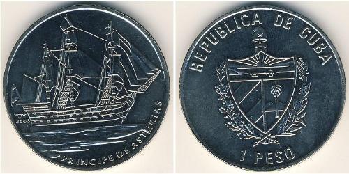 1 Peso Cuba 銅/镍 