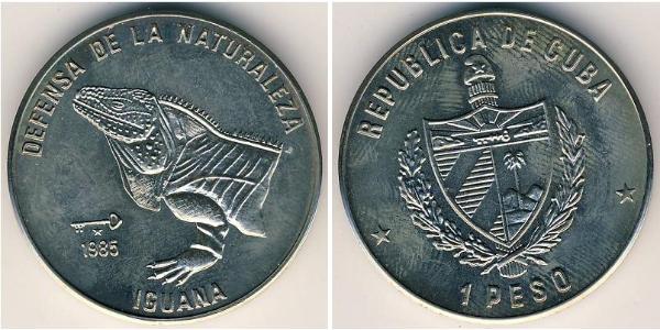 1 Peso Cuba 銅/镍 