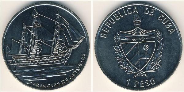 1 Peso Cuba 銅/镍 