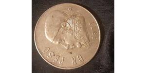 1 Peso 墨西哥 銅/镍 