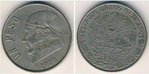 1 Peso 墨西哥 銅/镍 