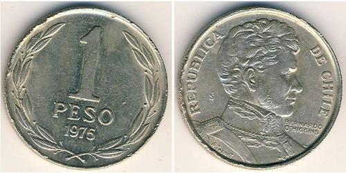 1 Peso 智利 銅/镍 