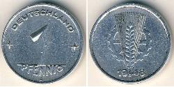 1 Pfennig Alemania Aluminio 