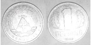 1 Pfennig República Democrática Alemana (1949-1990) Aluminio 