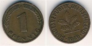 1 Pfennig Geschichte der Bundesrepublik Deutschland (1949-1990) Bronze 