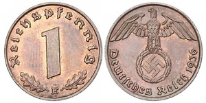 1 Pfennig Troisième Reich (1933-1945) Bronze 